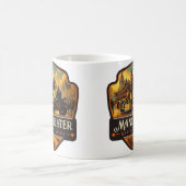 Manchester, New Hampshire | VINTAG Kaffeetasse (Mittel)