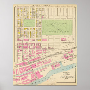 Manchester, NH, Teil Poster
