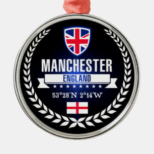 Manchester Ornament Aus Metall