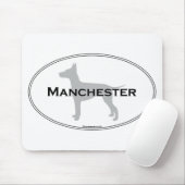 Manchester-Oval Mousepad (Mit Mouse)