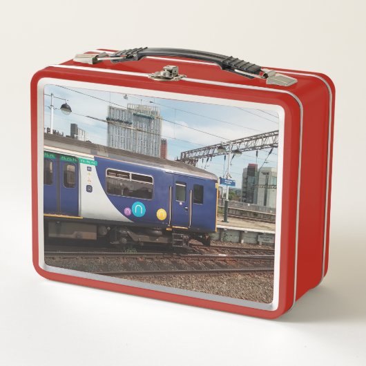 Manchester Piccadilly Metall Brotdose (Vorderseite)
