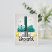Manchester Postkarte (Stehend Vorderseite)