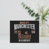 Manchester Postkarte (Stehend Vorderseite)