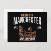 Manchester Postkarte (Vorne/Hinten)