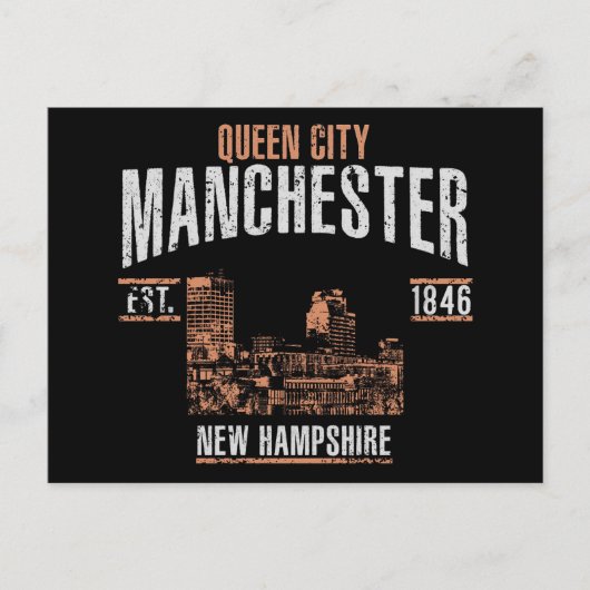 Manchester Postkarte (Vorderseite)