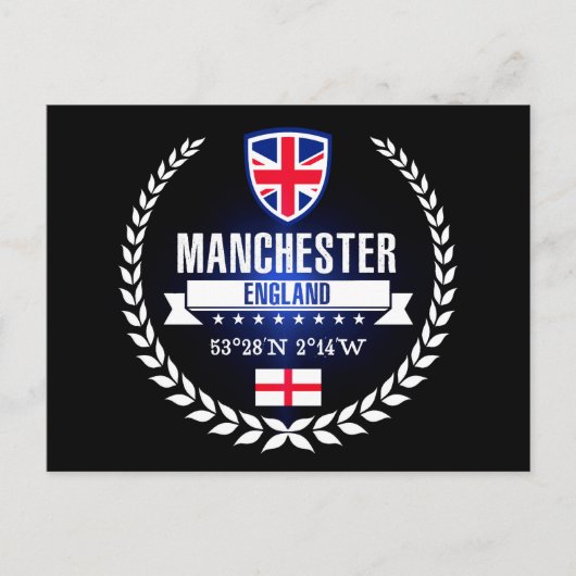 Manchester Postkarte (Vorderseite)