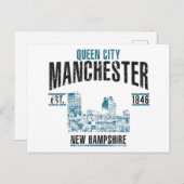 Manchester Postkarte (Vorne/Hinten)