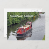 Manchester-Postkarte (Kanalleitung) Postkarte (Vorne/Hinten)