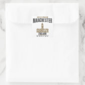 Manchester Quadratischer Aufkleber (Tasche)