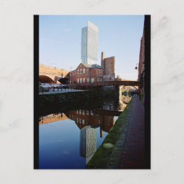 Manchester-Reflexion Postkarte