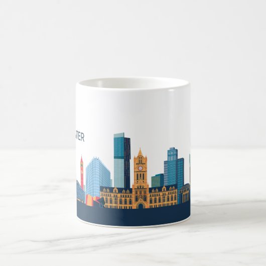 Manchester Skyline Kaffeetasse (Mittel)