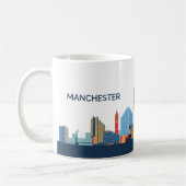 Manchester Skyline Kaffeetasse (Links)