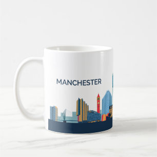 Manchester Skyline Kaffeetasse