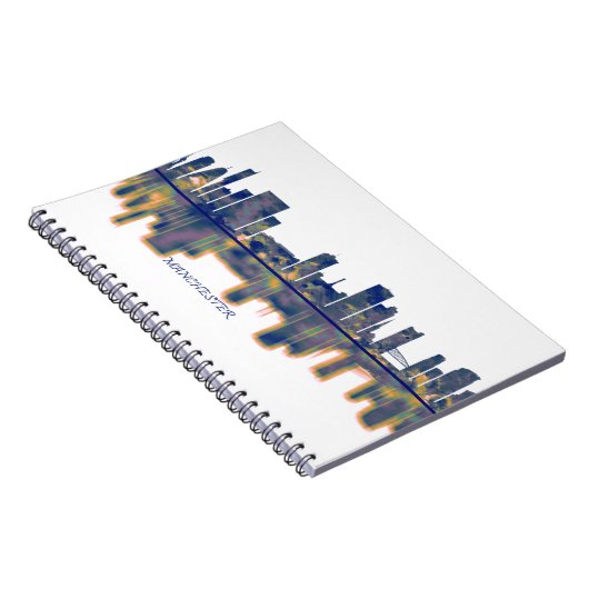 Manchester Skyline Notizblock (Rechte Seite)