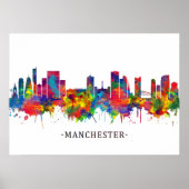 Manchester Skyline Poster (Vorne)