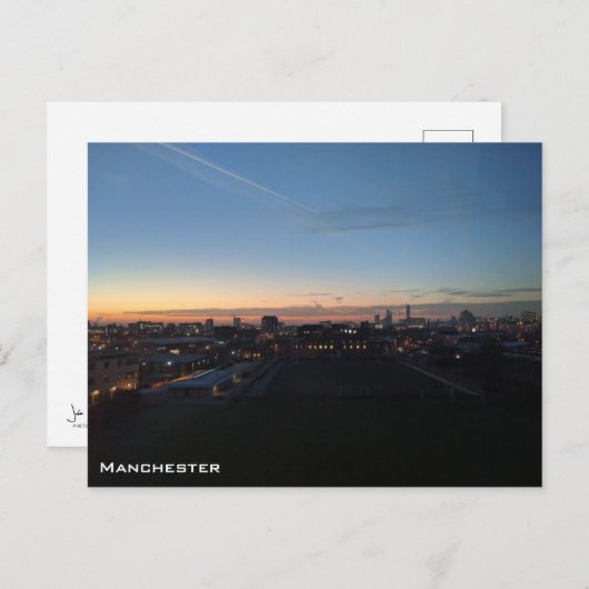 Manchester Skyline Postkarte (Vorne/Hinten)