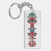 Manchester Skyline Schlüsselanhänger (Vorderseite links)