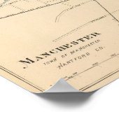 Manchester, Suffield, Broad Brook Poster (Ecke)