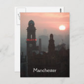 Manchester Sunset Postcard Postkarte (Vorne/Hinten)