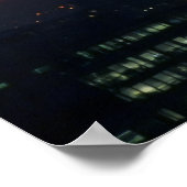 Manchester Sunset Poster (Ecke)