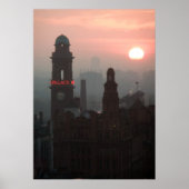Manchester Sunset Poster (Vorne)