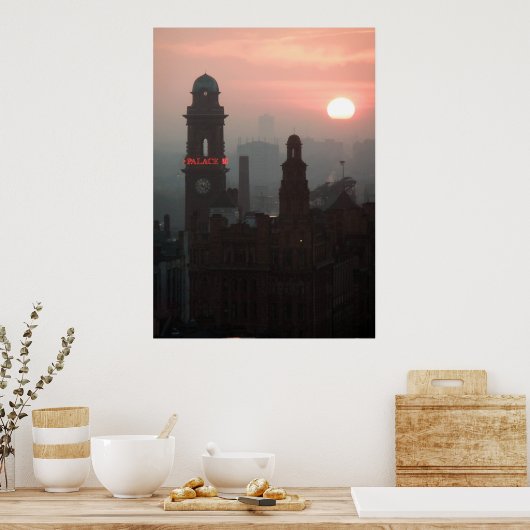 Manchester Sunset Poster (Küche)