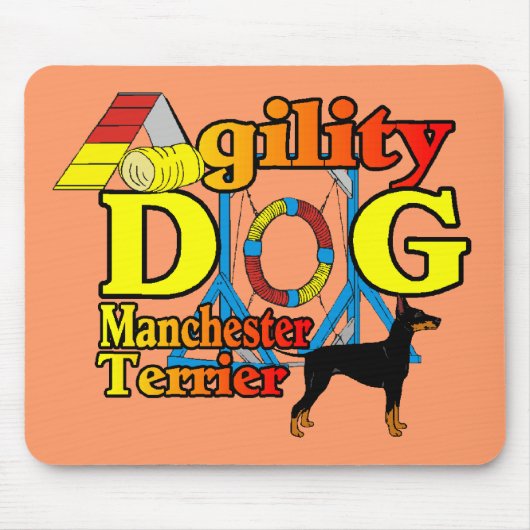 Manchester_Terrier_Agility Mousepad (Vorne)