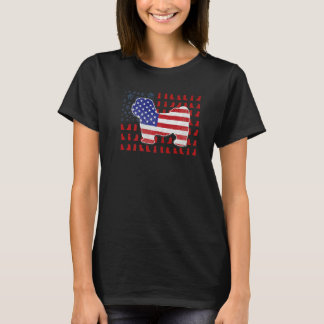 Manchester Terrier American Flag 4. Juli für T-Shirt