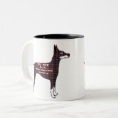Manchester Terrier BESTE FREUNDIN Tasse (Vorderseite Links)
