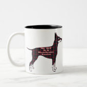Manchester Terrier BESTE FREUNDIN Tasse (Links)