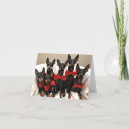 Manchester Terrier Card Dankeskarte