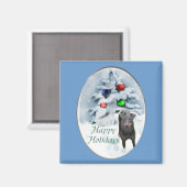 Manchester Terrier Christmas Geschenke Magnet (Vorderseite/Rückseite)