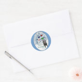 Manchester Terrier Christmas Geschenke Runder Aufkleber (Umschlag)