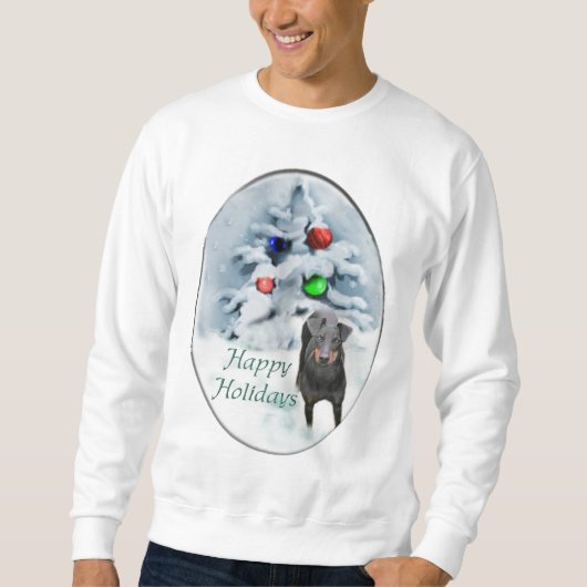 Manchester Terrier Christmas Geschenke Sweatshirt (Vorderseite)