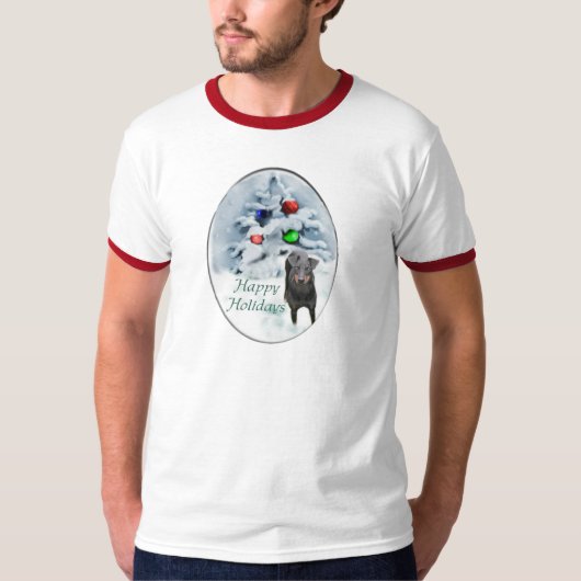 Manchester Terrier Christmas Geschenke T-Shirt (Vorderseite)