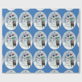 Manchester Terrier Christmas Geschenkpapier (Flach)