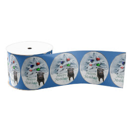 Manchester Terrier Christmas Ripsband