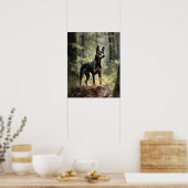 Manchester Terrier Dog Art Print Poster (Küche)