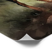 Manchester Terrier Dog Art Print Poster (Ecke)