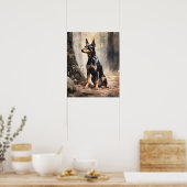 Manchester Terrier Dog Art Print Poster (Küche)