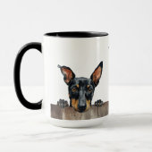 Manchester Terrier Dog Tasse (Links)