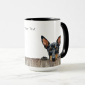 Manchester Terrier Dog Tasse (VorderseiteRechts)