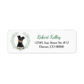 Manchester Terrier Eukalyptusblatt-Kranz (Vorne)