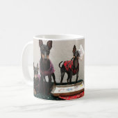 Manchester Terrier Holiday Cookie Tasse (Vorderseite Links)