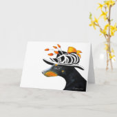 Manchester Terrier Mitteilungskarten (Gelbe Blume)