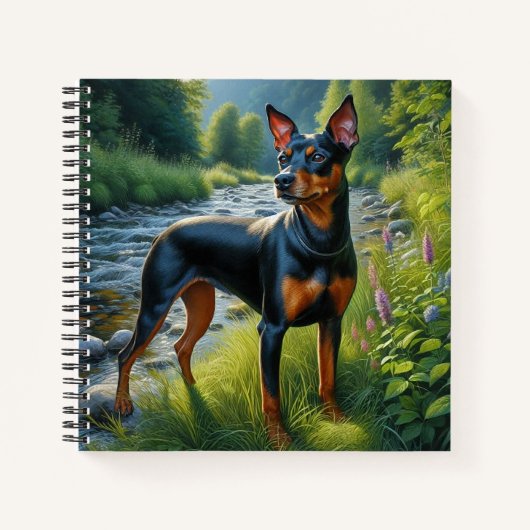 Manchester Terrier Notizblock (Vorderseite)
