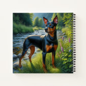 Manchester Terrier Notizblock (Rückseite)