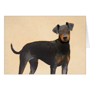 Manchester Terrier Painting Original Animal Art