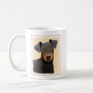 Manchester Terrier Painting Original Animal Art Kaffeetasse