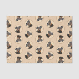 Manchester Terrier Painting Original Animal Art Seidenpapier